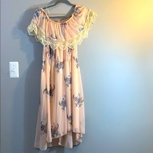 No rips, never used, peach colored